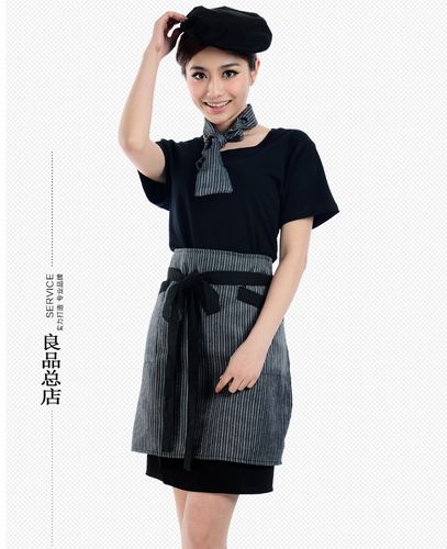 厂家现货批发快餐店男女服务员工作服夏装餐厅连锁服装餐饮制服